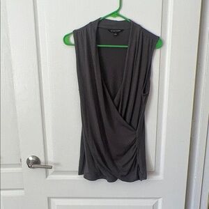 41 Hawthorn Charcoal Sleeveless Blouse